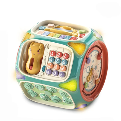 اسباب بازی هشت ضلعی هوش موزیکال Baby enlightenment octahedron_اسباب بازی
